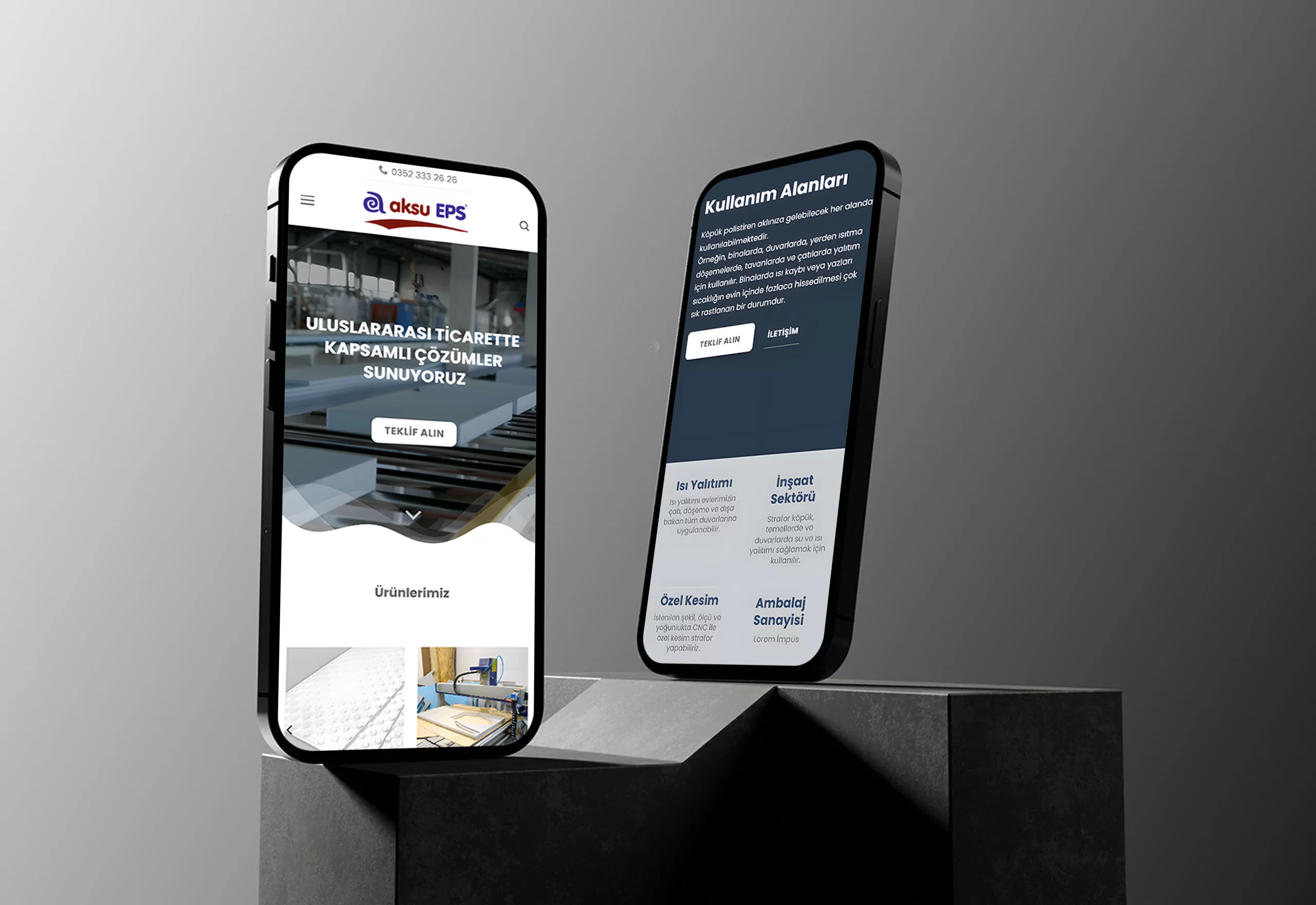 Ensistem olarak, Aksu EPS’in dijital dünyadaki varlığını güçlendirmek ve ürünlerini online platformlarda etkili bir şekilde sergilemesini sağlamak amacıyla kapsamlı kurumsal web sitesi tasarım ve geliştirme hizmetleri sunduk.