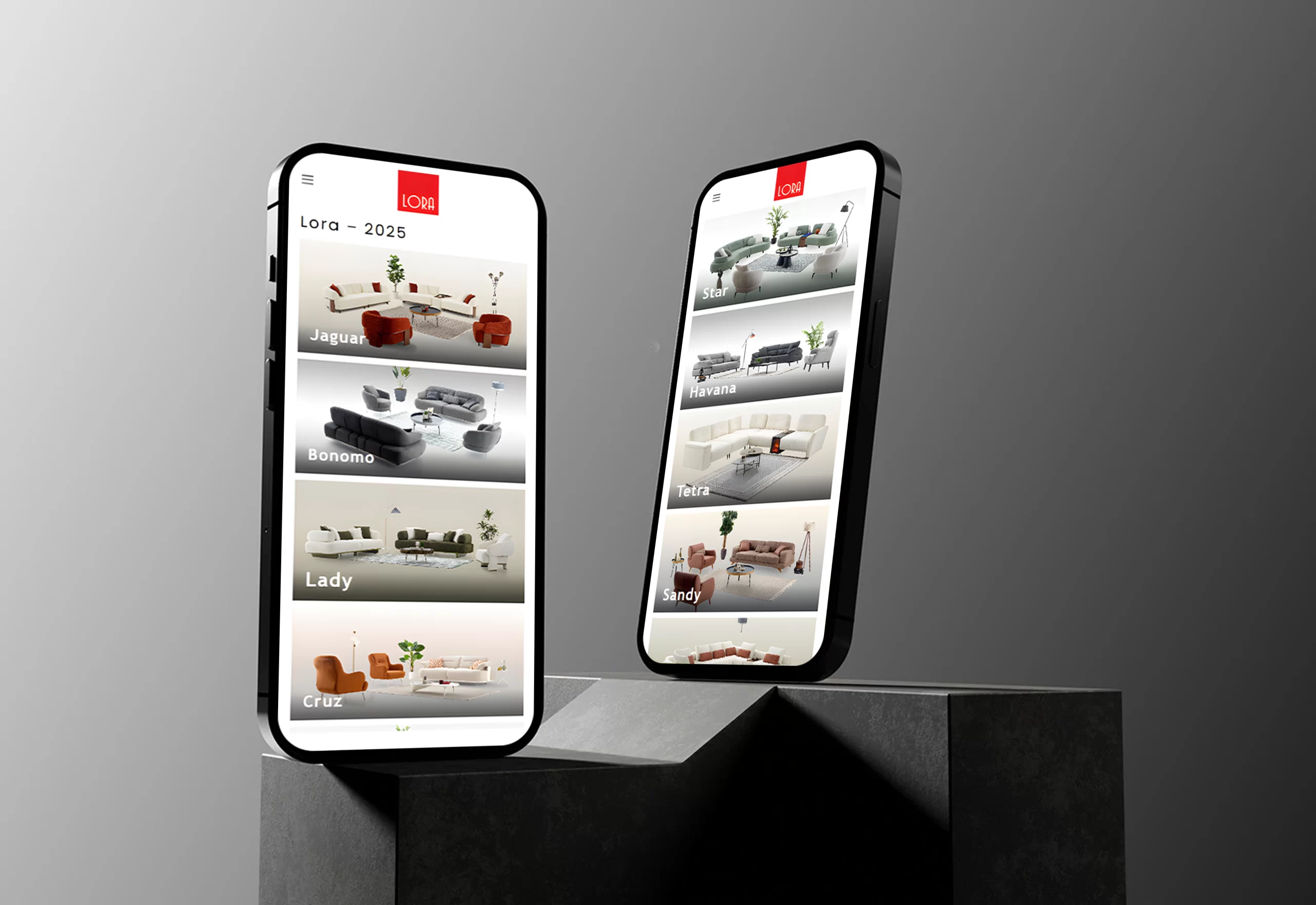 Lora Mobilya için modern, kullanıcı dostu ve SEO uyumlu kurumsal web sitesi tasarladık. Site, markanın dijitaldeki görünürlüğünü artırıyor ve yönetimini kolaylaştırıyor.